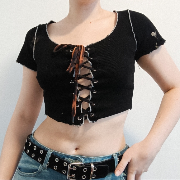 Gothic black top - Picture 4 of 4